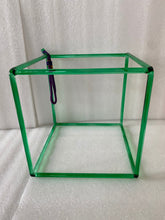 Load image into Gallery viewer, 8 Inch Green Pyramid-Cube Geometry Crystal Singing Instrument