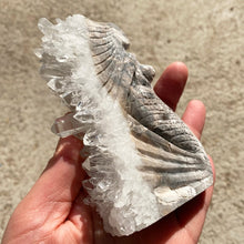 Load image into Gallery viewer, Natural Crystal Cluster Quartz Mermaid - Hand Carved