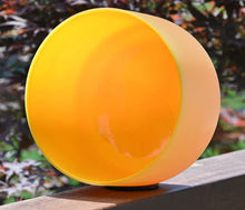 Load image into Gallery viewer, 3pcs Chakra Set, 8&quot;G, 10&quot; E, 12&quot; F Colored Frosted Quartz Crystal Singing Bowl + FREE Mallet and O-ring