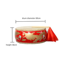 Load image into Gallery viewer, Tanggu Dragon Lion Dance  Drum + FREE Pair of Drum Sticks