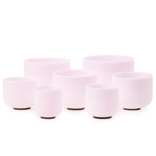 Load image into Gallery viewer, Gemstone Fusion Crystal Singing Bowl Set + FREE Bag, Mallet and O-ring