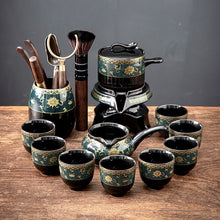 Load image into Gallery viewer, Ceramic Stone Grinding Semi-automatic Kung Fu Tea Set