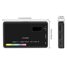 Load image into Gallery viewer, Pocket RGB Light with Built-in 3100mAh Rechargeable Battery