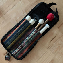 Load image into Gallery viewer, Drumstick Mallet Bag – Cotton Storage Case with Hanging Hooks