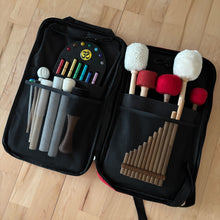 Load image into Gallery viewer, Large-Capacity Water-Resistant Drumstick Bag – Multifunctional Percussion Storage Pouch with Backpack Straps