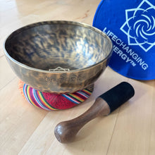Load image into Gallery viewer, Limited Edition - Full Moon Tibetan Bowl with FREE Mallet and Cushion