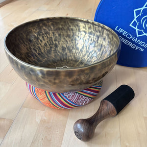 Limited Edition - Full Moon Tibetan Bowl with FREE Mallet and Cushion