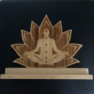 Chakra and Lotus Tuning Fork Holder - holds 19 forks