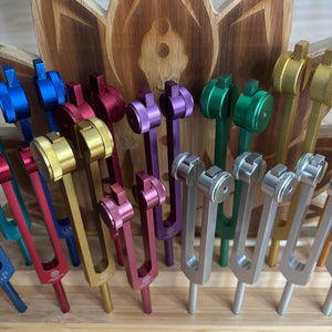 Outlet - Chakra and Lotus Tuning Fork Holder - holds 19 forks