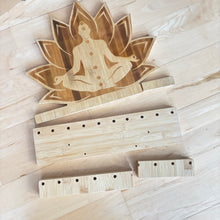 Load image into Gallery viewer, Outlet - Chakra and Lotus Tuning Fork Holder - holds 19 forks