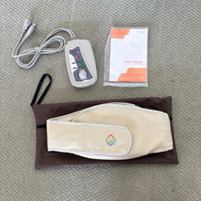 Load image into Gallery viewer, 7 Crystal Heating Mat - Leg, Foot, and Knee, PEMF and Photon Option + FREE Crystal Eye Mask