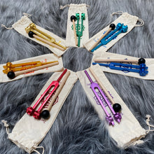Load image into Gallery viewer, Wholesale - Chakra Tuning Forks with Bags and Mallets (4 pack)