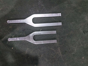 Huge Single and Double-Sided Tuning Forks + FREE Mallet, Velvet Holder, and Carrying Case