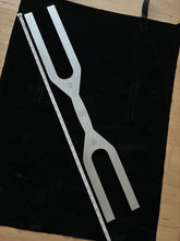 Load image into Gallery viewer, Huge Single and Double-Sided Tuning Forks + FREE Mallet, Velvet Holder, and Carrying Case