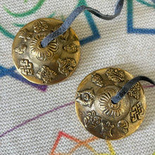Load image into Gallery viewer, Tibetan Chimes, Tingsha Cymbals With Bag