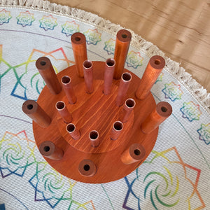 Wooden Wah Wah Tuning Fork Mallet Holder