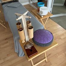 Load image into Gallery viewer, Portable Treatment Side Table (Set of 4 with Storage Rack)
