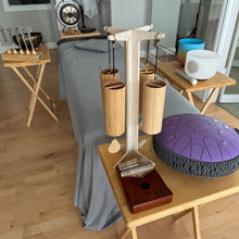 Load image into Gallery viewer, Portable Treatment Side Table (Set of 4 with Storage Rack)