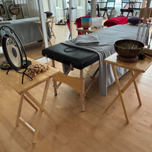 Load image into Gallery viewer, Portable Treatment Side Table (Set of 4 with Storage Rack)