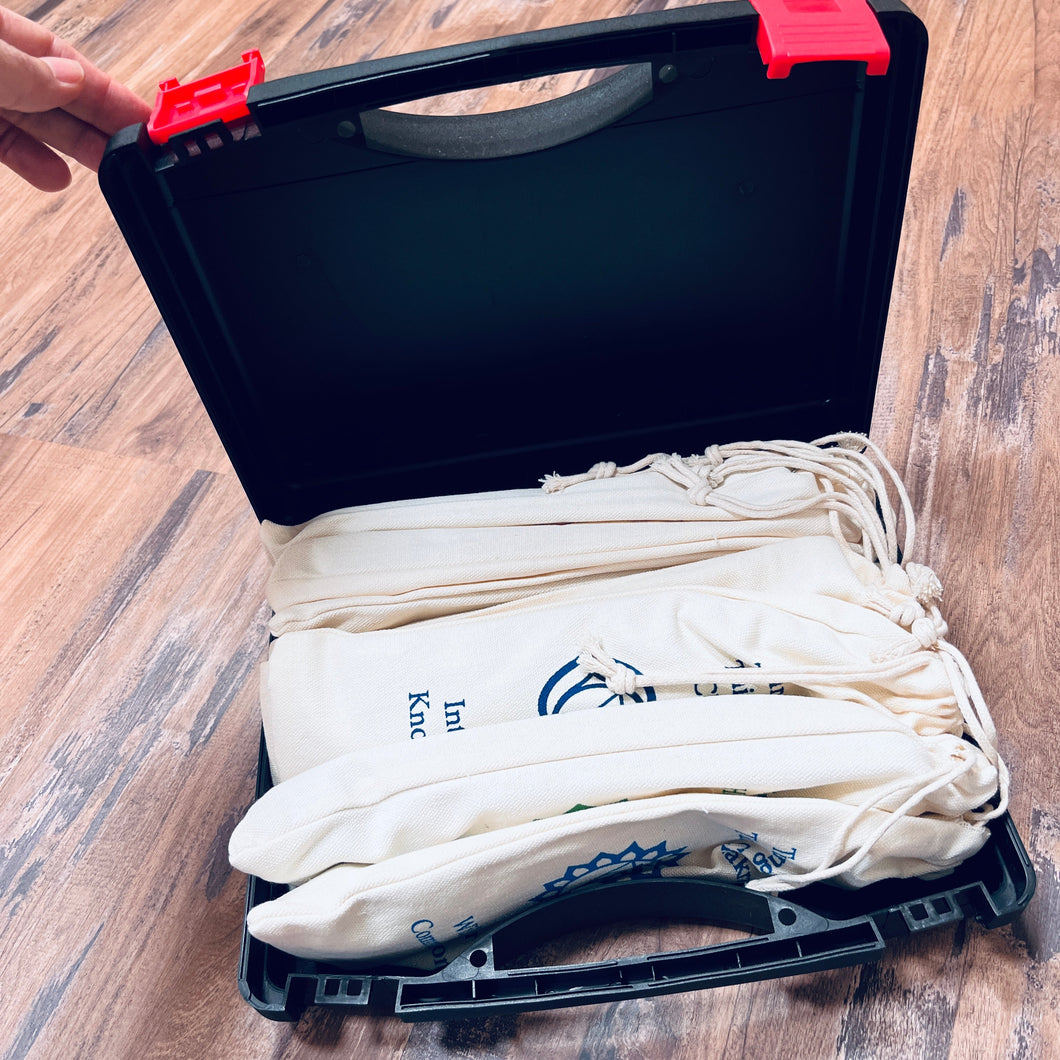 Wholesale - Chakra Tuning Forks with Bags and Mallets (4 pack)