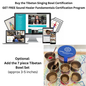 B1G1 Tibetan Sound Healer Certification Program Bonuses (Optional Ti B1G1 Tibetan Sound Healer Certification Program Bonuses (Optional Ti