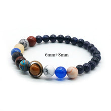 Load image into Gallery viewer, Natural Stone Solar System Bracelet