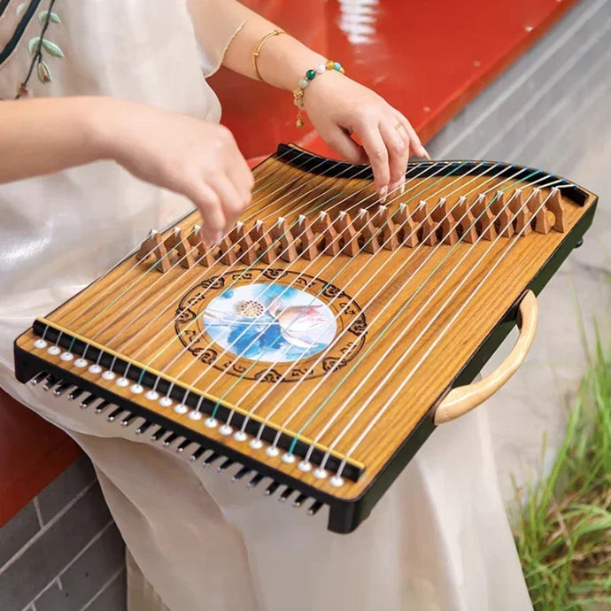 21 Strings Portable Mini Guzheng + FREE Carrying Bag