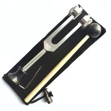 Load image into Gallery viewer, 1pc 256/432/384/528Hz Weighted Tuning Fork with Base + FREE Mallet and Pouch