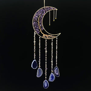 Agate Moon Dream Catcher