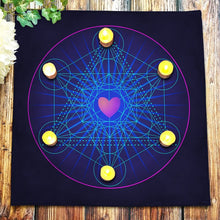 Load image into Gallery viewer, Rubik&#39;s Cube Oracle/ Crystal Grid Altar Cloth