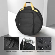 Load image into Gallery viewer, Black Cymbal and Gong Backpack Dividers, Stick Holders &amp; Organizer Pockets