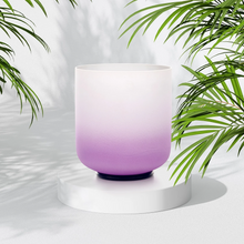 Load image into Gallery viewer, 1 Piece - Gradient Color Quartz Crystal Singing Bowl with free mallet