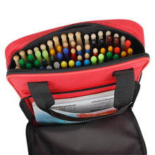 Load image into Gallery viewer, Large-Capacity Water-Resistant Drumstick Bag – Multifunctional Percussion Storage Pouch with Backpack Straps