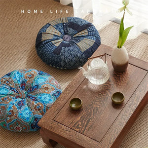 1pc Bohemian Round Floor Meditation Cushion