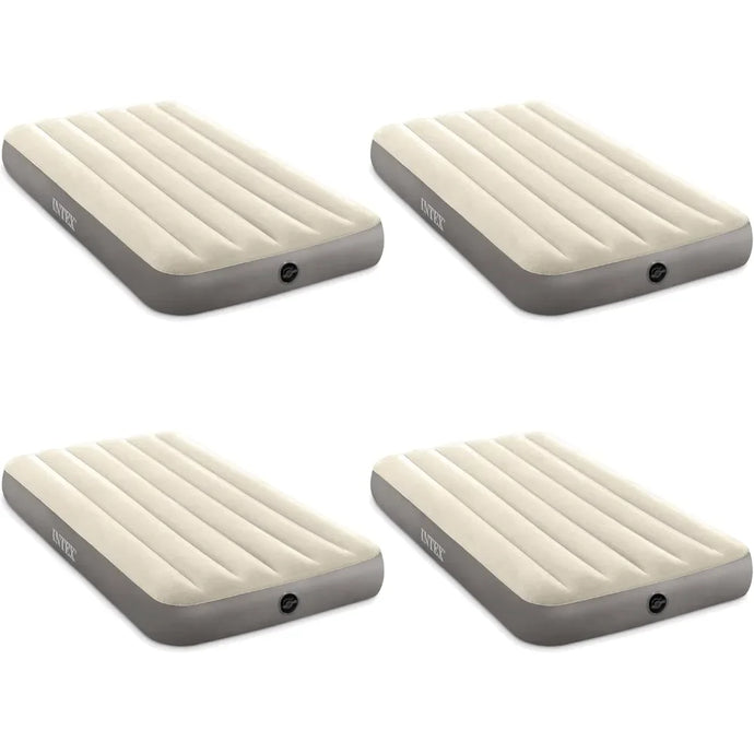 4-Pack Twin Inflatable Air Mattresses, Heavy-Duty Support (300 lbs)