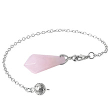 Load image into Gallery viewer, Natural Crystal Single-Point Hexagonal Pyramid Pendulum