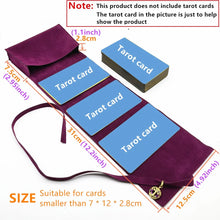 Load image into Gallery viewer, Oracle Cards Velvet Cloth Storage Bag