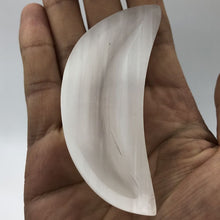 Load image into Gallery viewer, White Selenite Moon Bowl, Gypsum Stone
