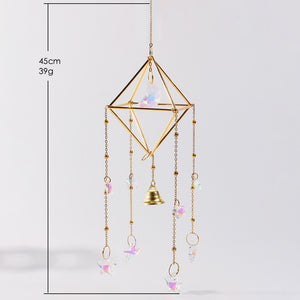 Crystal Moon and Stars Sun Catcher