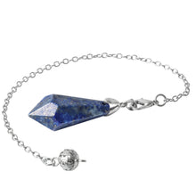 Load image into Gallery viewer, Natural Crystal Single-Point Hexagonal Pyramid Pendulum