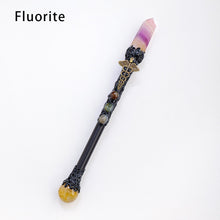 Load image into Gallery viewer, Natural Crystal Point Scepter Wand