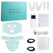 Load image into Gallery viewer, 8 Color Silicone LED Face &amp; Neck Mask Set — Photon Light Therapy for Skin Rejuvenation, Acne &amp; Anti-Aging