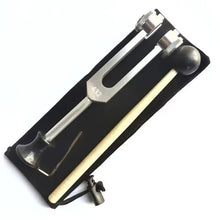 Load image into Gallery viewer, 1pc 256/432/384/528Hz Weighted Tuning Fork with Base + FREE Mallet and Pouch