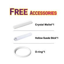 Load image into Gallery viewer, 1pc 6 Inch Dream Color Alchemy Clear Quartz Chakra Crystal Singing Bowl + FREE 2 Mallets and O-ring