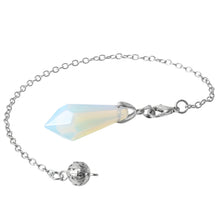 Load image into Gallery viewer, Natural Crystal Single-Point Hexagonal Pyramid Pendulum