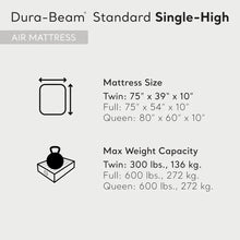 Load image into Gallery viewer, 4-Pack Twin Inflatable Air Mattresses, Heavy-Duty Support (300 lbs)