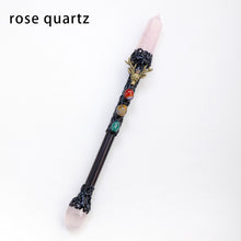 Load image into Gallery viewer, Natural Crystal Point Scepter Wand