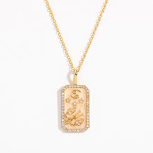 Load image into Gallery viewer, Zodiac Sign Birthstone Necklace
