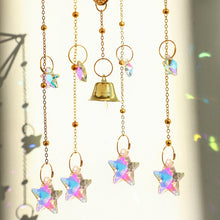 Load image into Gallery viewer, Crystal Moon and Stars Sun Catcher