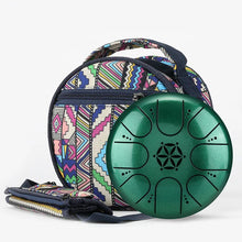 Load image into Gallery viewer, 5 inch, 8 Notes, C Key Mini Steel Tongue Drum + FREE Carrying Bag